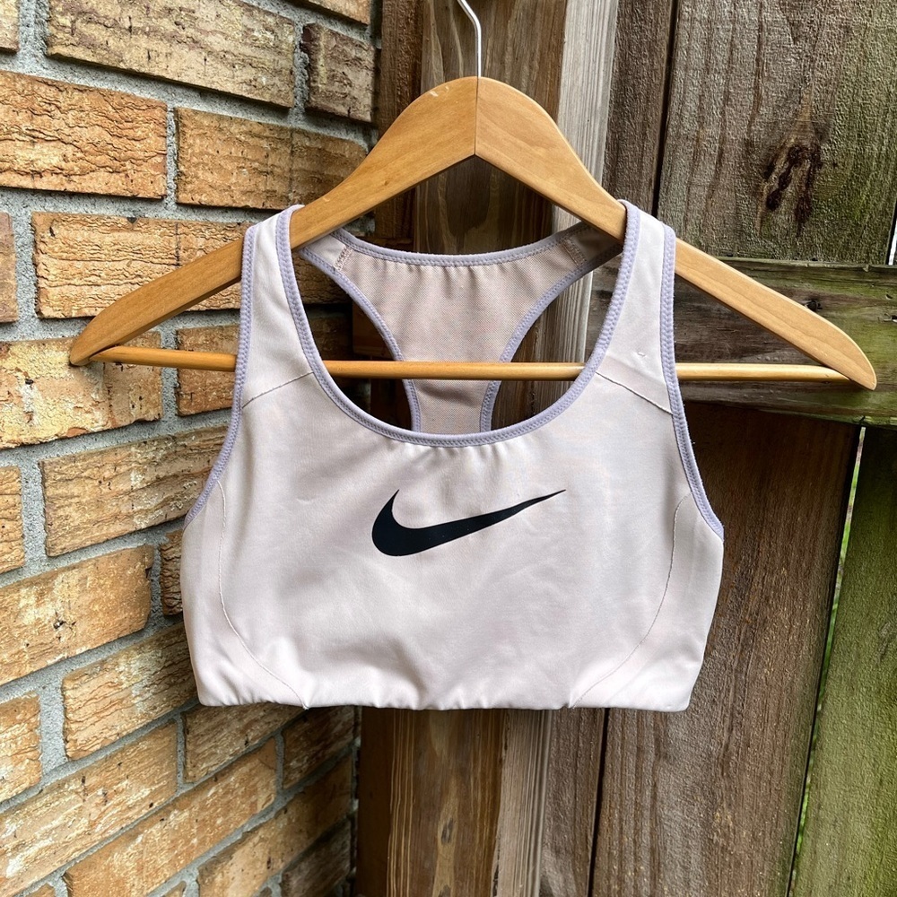 Nike Women's Sports Bra - Light Gray/Tan